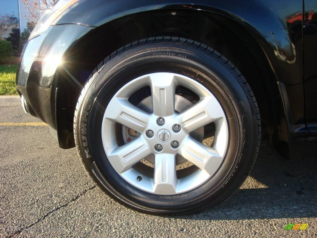 2006 Murano S AWD - Super Black / Charcoal photo #23