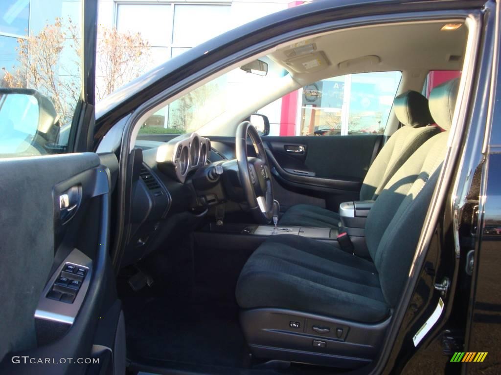 2006 Murano S AWD - Super Black / Charcoal photo #30