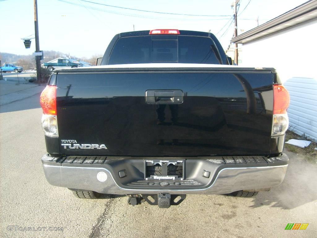 2007 Tundra SR5 TRD Double Cab - Black / Graphite Gray photo #4