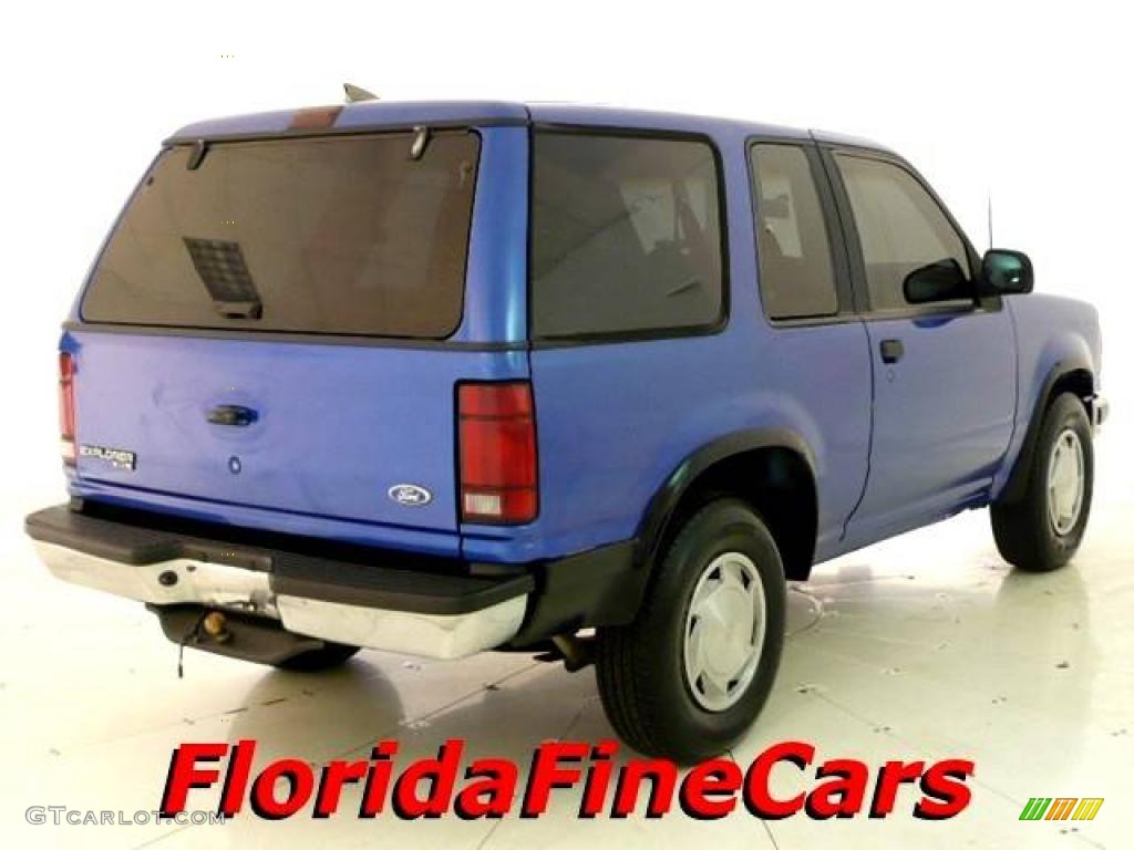 1992 Explorer Sport - Medium Lapis Blue Metallic / Beige photo #2