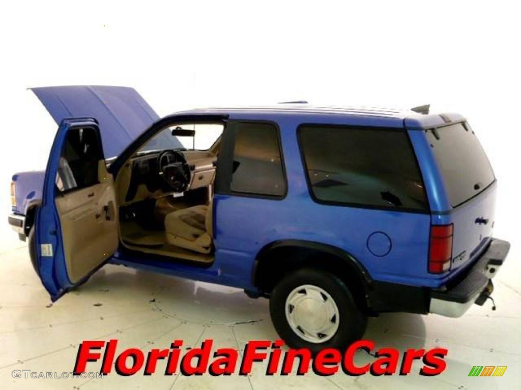 1992 Explorer Sport - Medium Lapis Blue Metallic / Beige photo #8