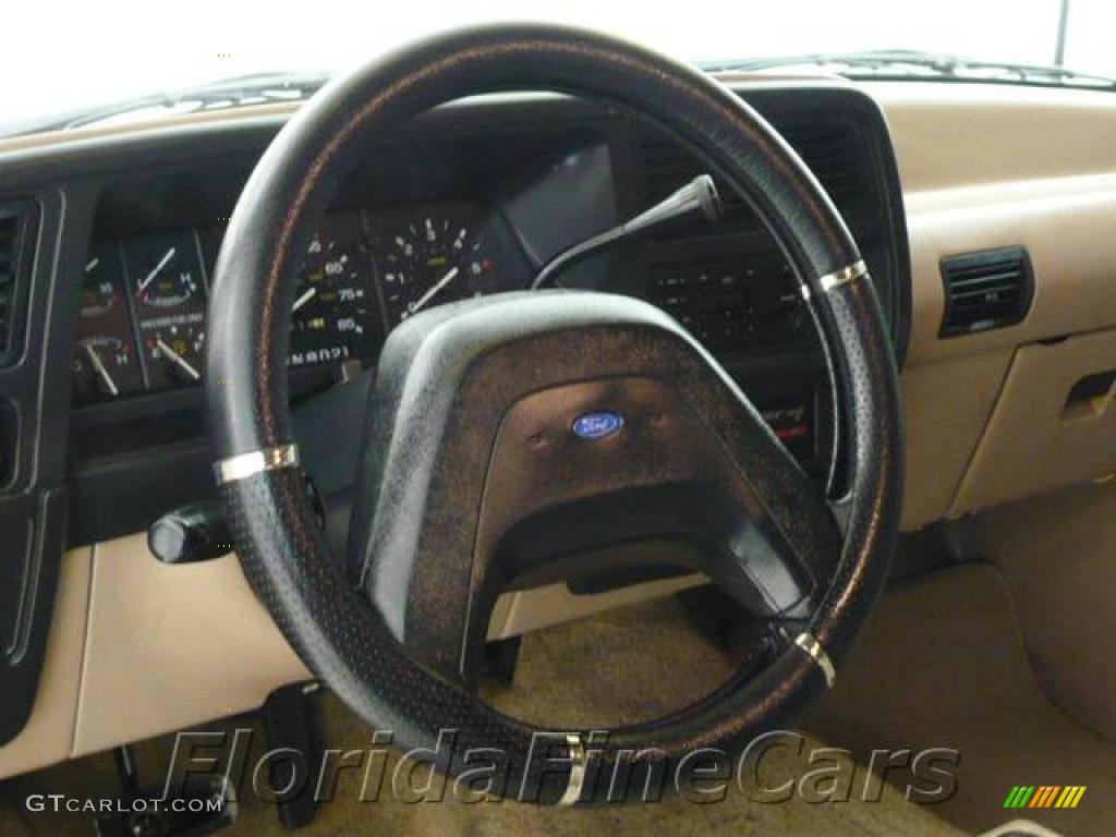 1992 Explorer Sport - Medium Lapis Blue Metallic / Beige photo #16
