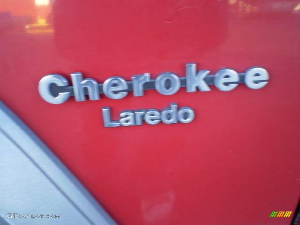 1990 Cherokee Laredo 4x4 - Colorado Red / Gray photo #9