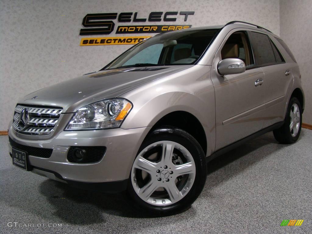 2007 ML 350 4Matic - Pewter Metallic / Macadamia photo #1