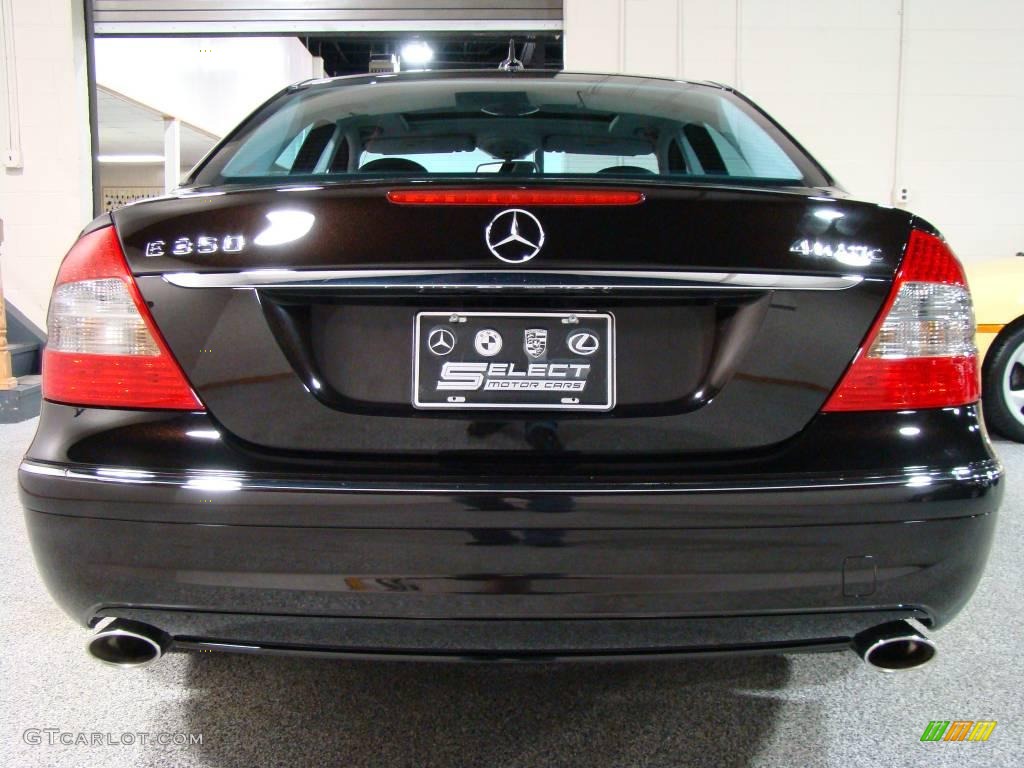 2007 E 350 4Matic Sedan - Black / Black photo #5