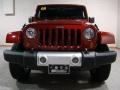 2008 Red Rock Crystal Pearl Jeep Wrangler Unlimited Sahara 4x4  photo #2