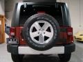 2008 Red Rock Crystal Pearl Jeep Wrangler Unlimited Sahara 4x4  photo #5