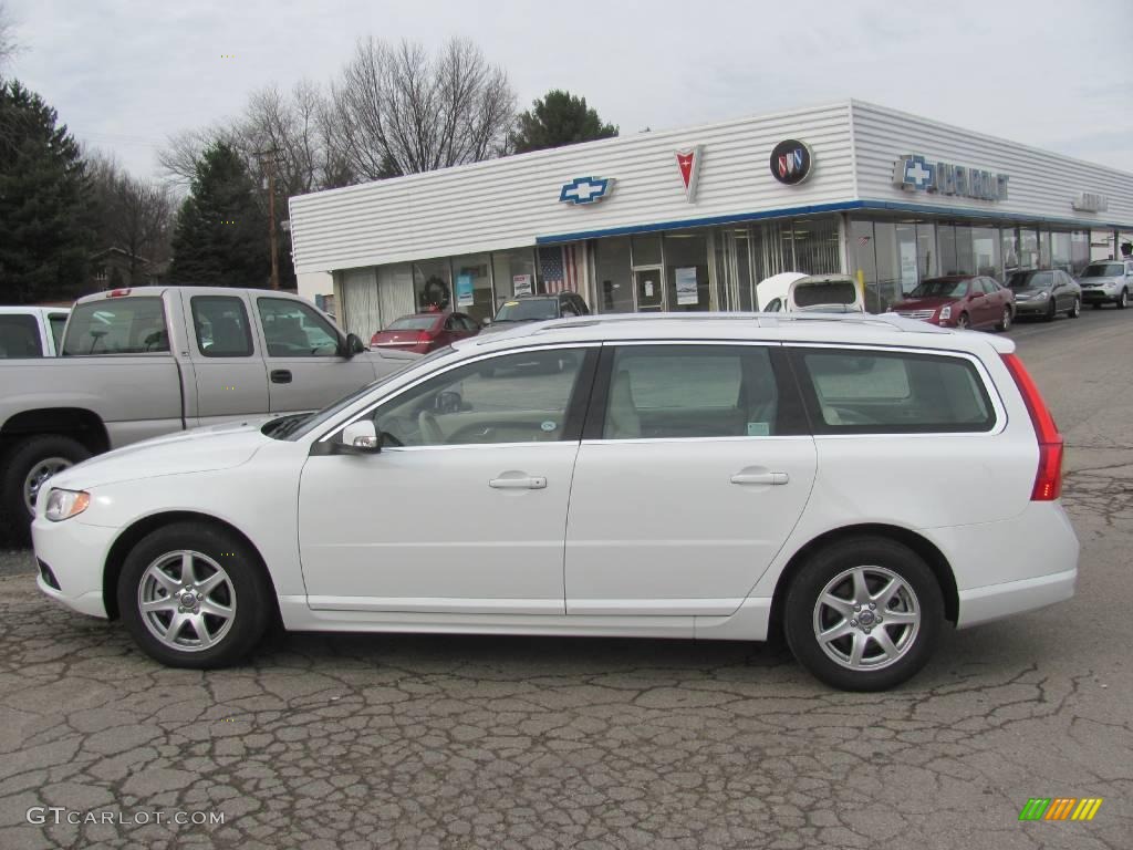 2009 V70 3.2 - Ice White / Sandstone photo #2