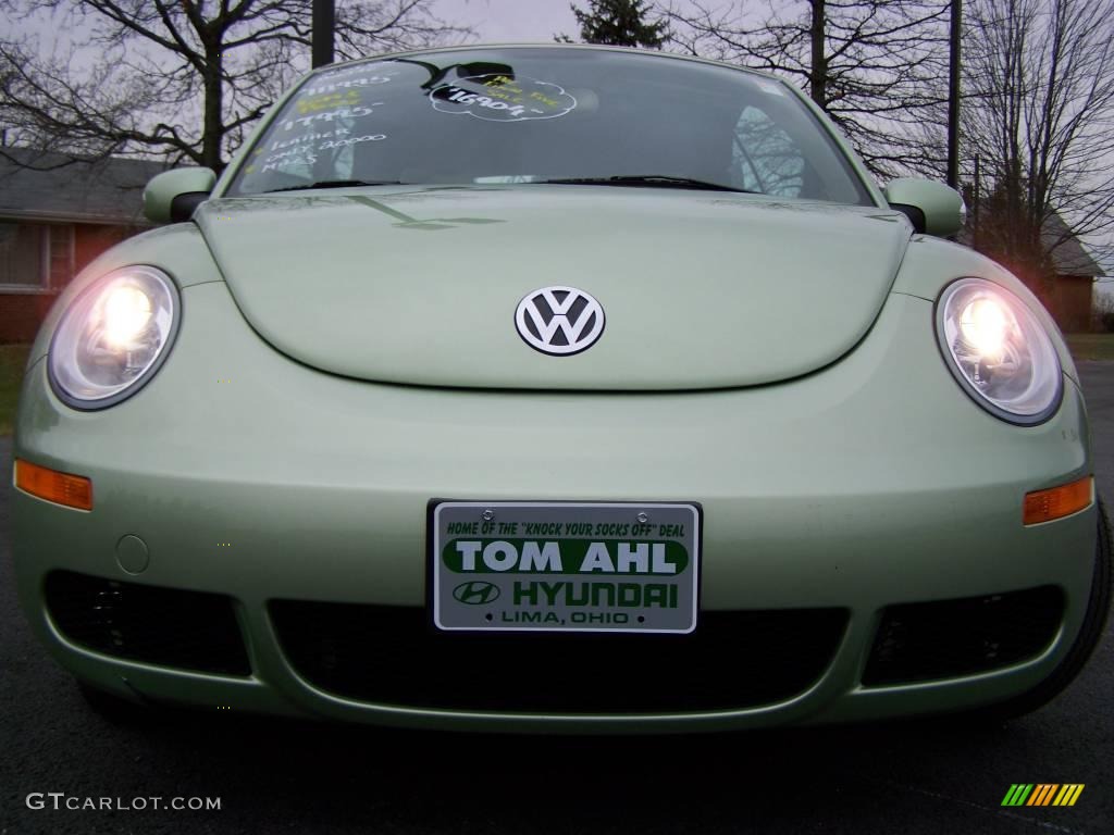 2007 New Beetle 2.5 Convertible - Gecko Green Metallic / Cream photo #3