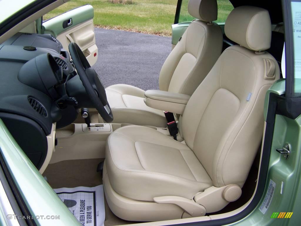 2007 New Beetle 2.5 Convertible - Gecko Green Metallic / Cream photo #9