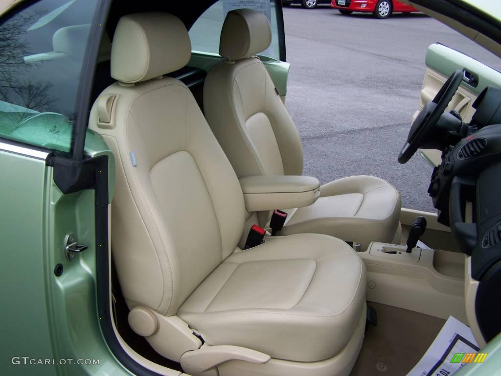 2007 New Beetle 2.5 Convertible - Gecko Green Metallic / Cream photo #12