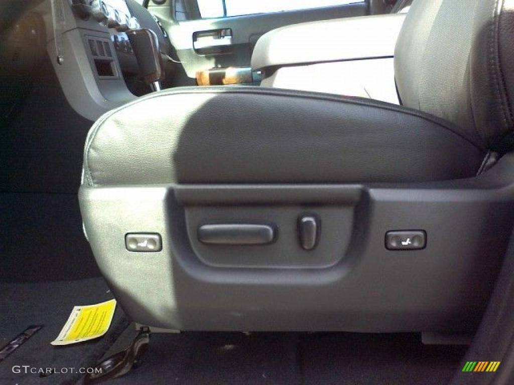 2010 Tundra Platinum CrewMax - Slate Gray Metallic / Black photo #18