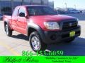 2007 Radiant Red Toyota Tacoma V6 PreRunner Access Cab  photo #1