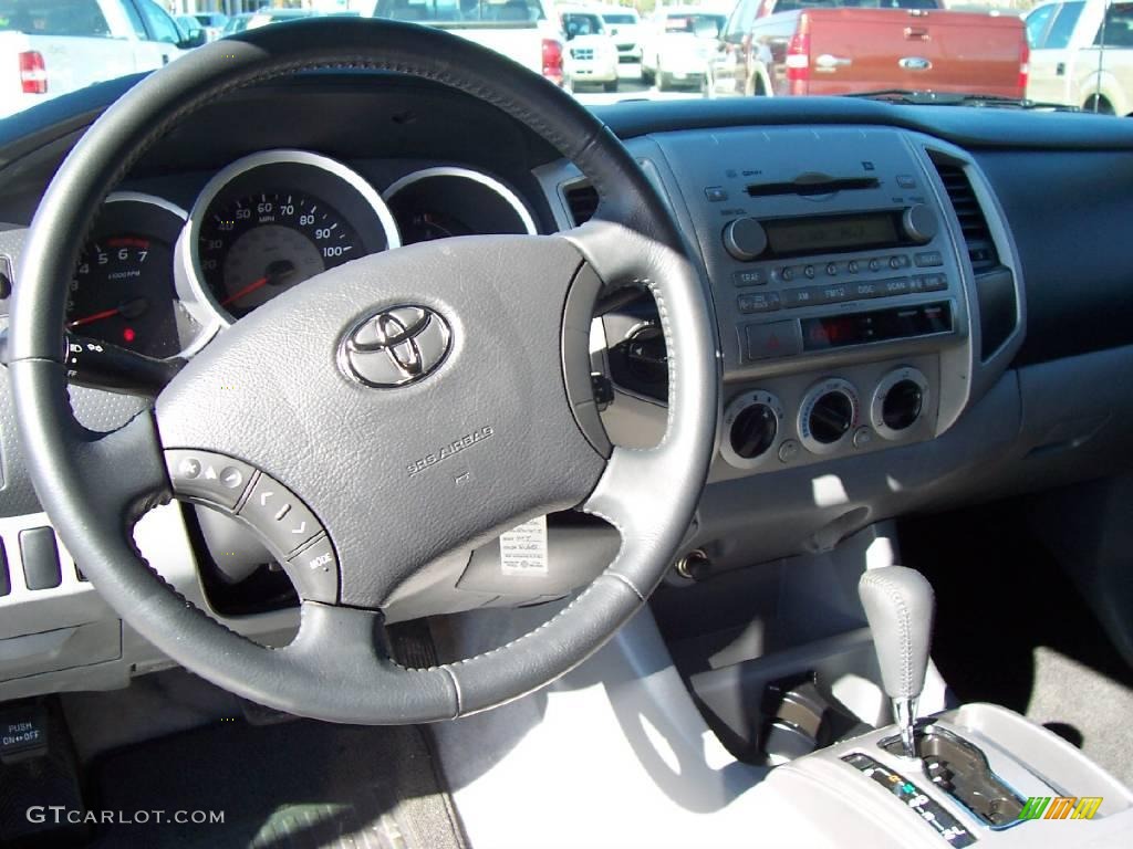 2008 Tacoma V6 TRD Double Cab 4x4 - Silver Streak Mica / Graphite Gray photo #13