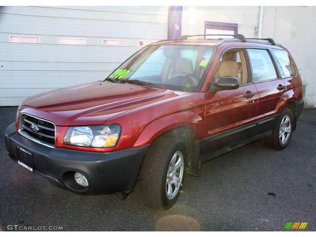 Cayenne Red Pearl Subaru Forester
