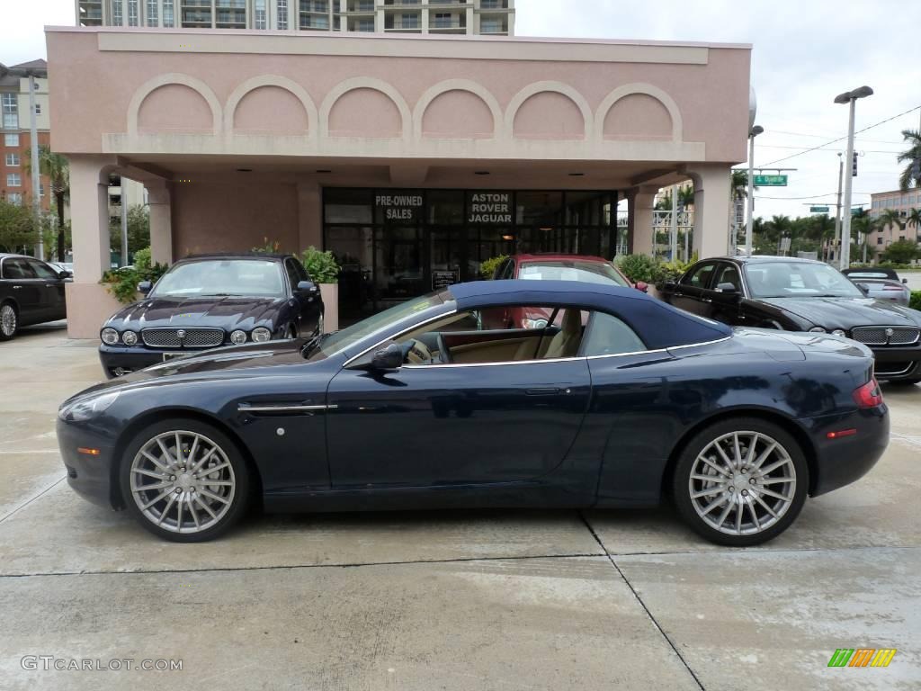 2007 DB9 Volante - Midnight Blue / Sandstorm photo #5