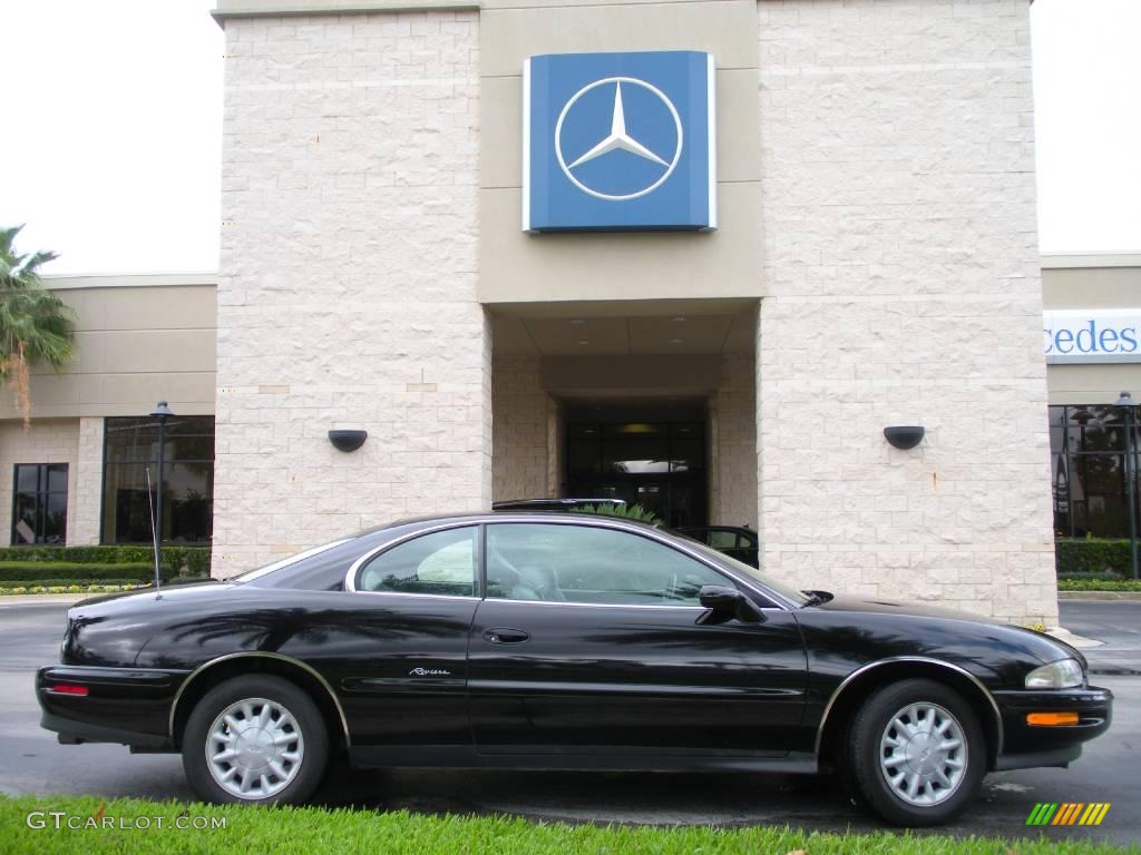 1997 Riviera Supercharged Coupe - Black / Medium Gray photo #5