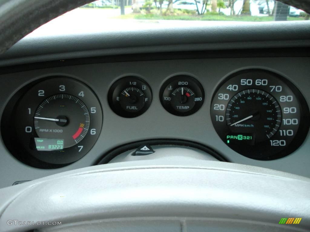 1997 Buick Riviera Supercharged Coupe Gauges Photo #23669906