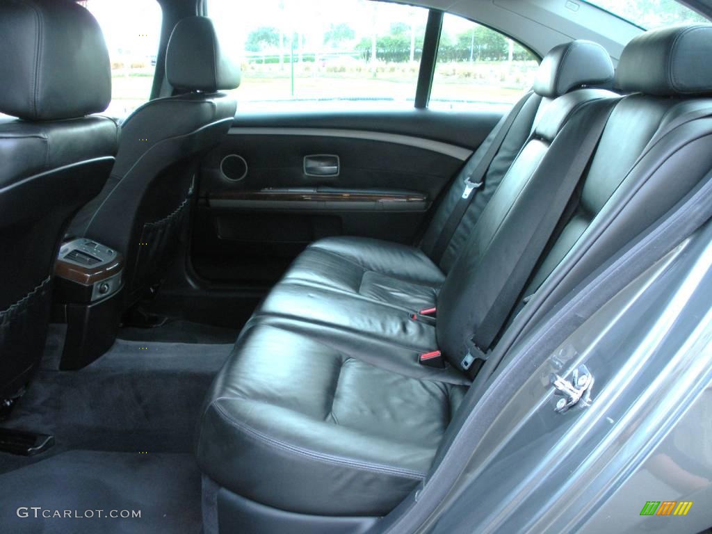 2005 7 Series 745Li Sedan - Titanium Grey Metallic / Black/Black photo #12