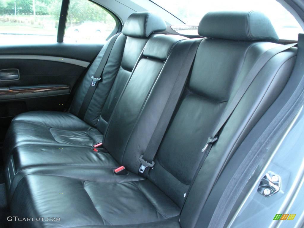 2005 7 Series 745Li Sedan - Titanium Grey Metallic / Black/Black photo #13