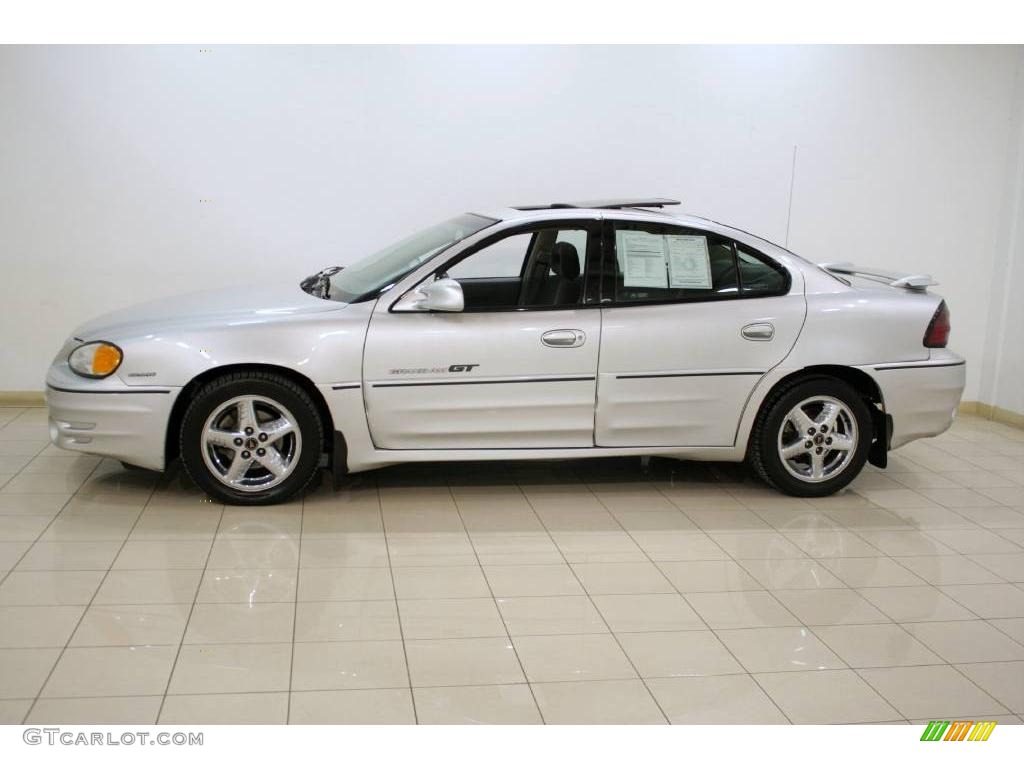 2001 Grand Am GT Sedan - Galaxy Silver Metallic / Dark Pewter photo #4