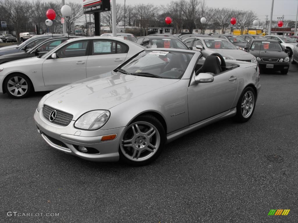 2004 SLK 32 AMG Roadster - Brilliant Silver Metallic / Charcoal/Alpaca Grey photo #1