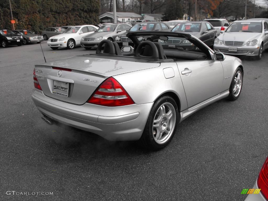 2004 Brilliant Silver Metallic MercedesBenz SLK 32 AMG Roadster