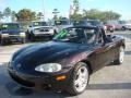 2004 Black Cherry Mica Mazda MX-5 Miata LS Roadster  photo #7