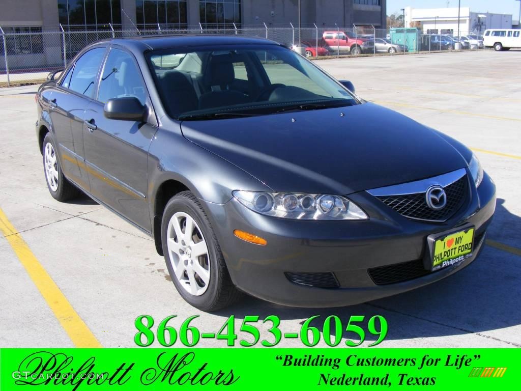 2005 MAZDA6 i Sedan - Steel Gray Metallic / Gray photo #1