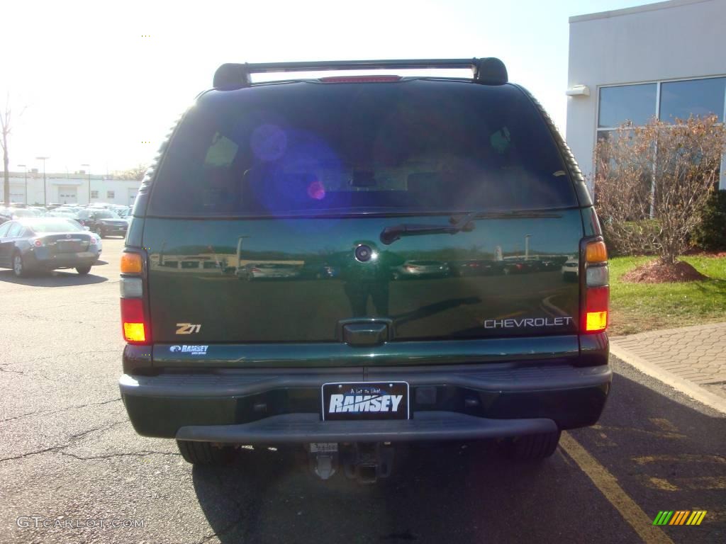 2004 Suburban 1500 Z71 4x4 - Dark Green Metallic / Tan/Neutral photo #10