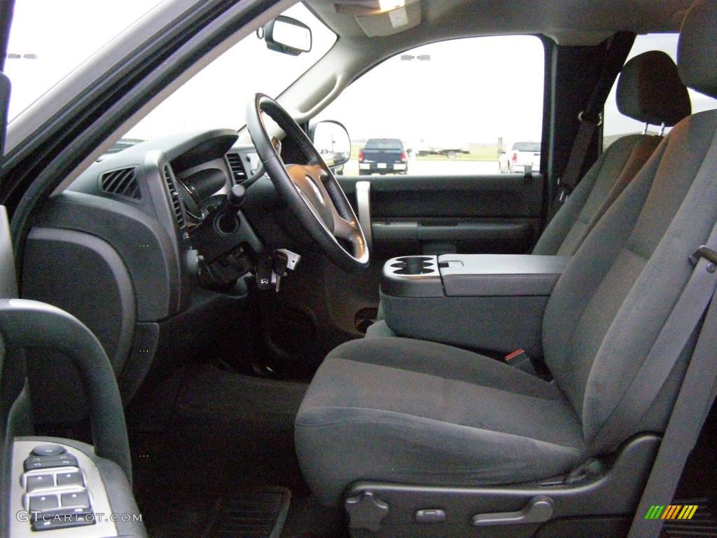 2008 Silverado 1500 LT Extended Cab - Black / Dark Titanium photo #8