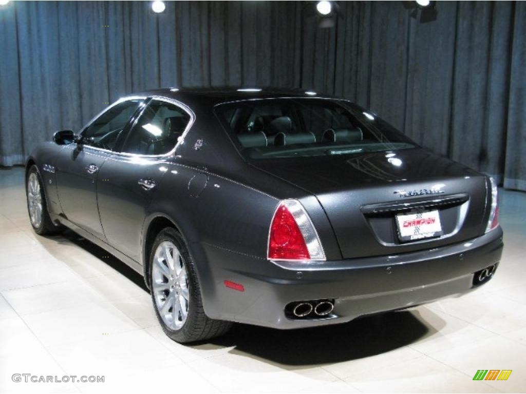 2007 Quattroporte  - Grigio Granito (Dark Grey) / Nero photo #2