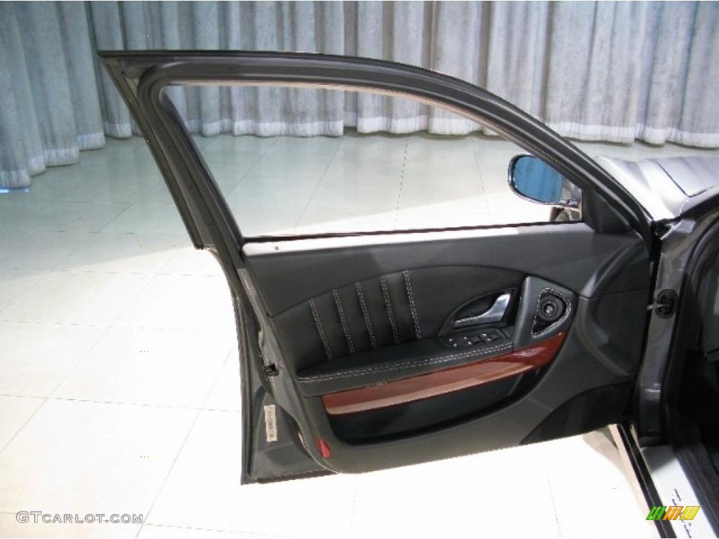 2007 Quattroporte  - Grigio Granito (Dark Grey) / Nero photo #12