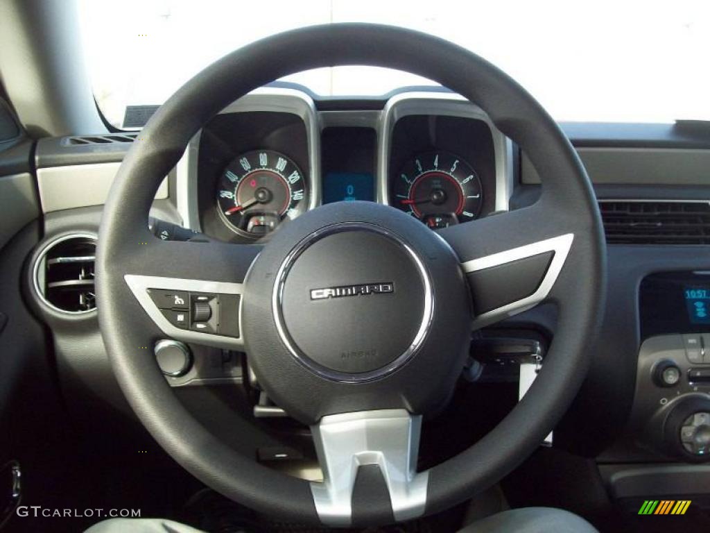 2010 Camaro LS Coupe - Victory Red / Gray photo #20