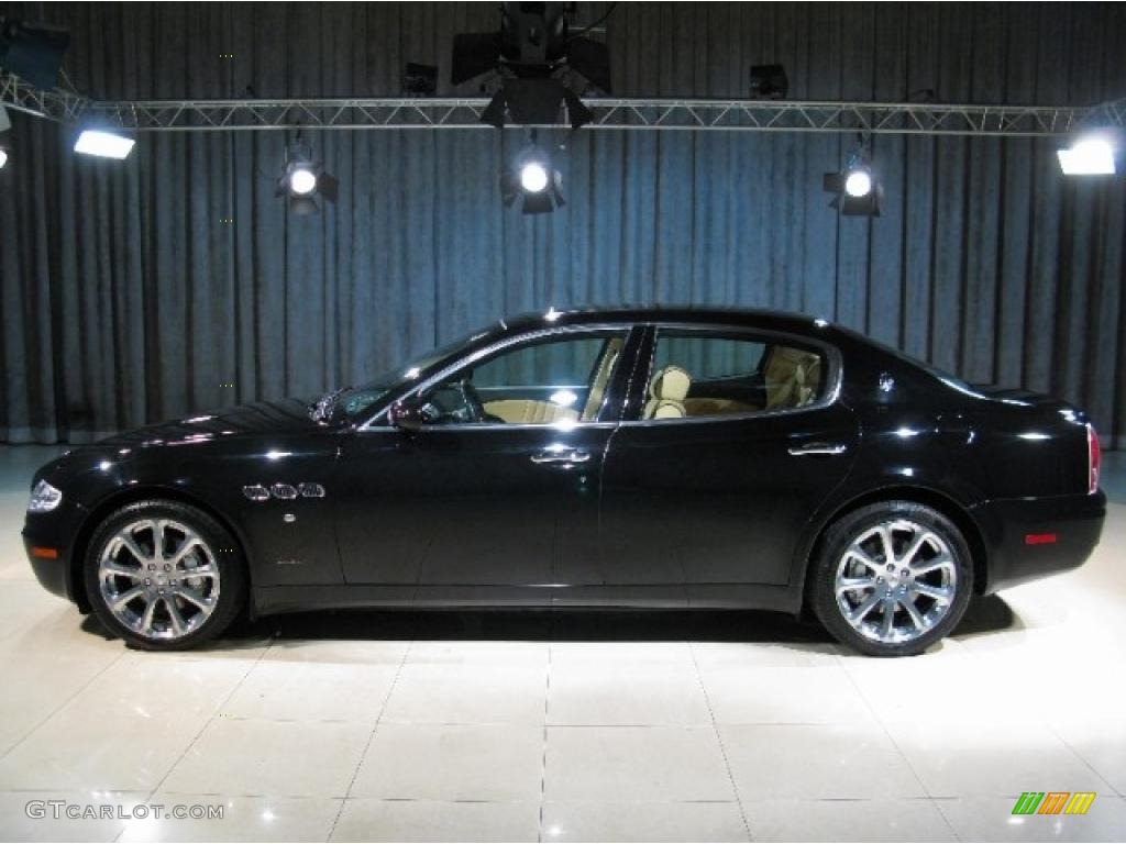 Nero (Black) 2007 Maserati Quattroporte Standard Quattroporte Model Exterior Photo #23676370