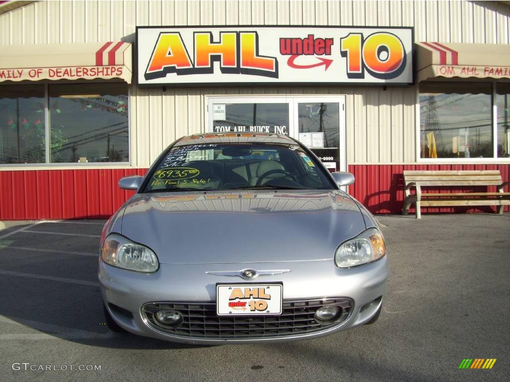 2001 Sebring LXi Coupe - Ice Silver Pearlcoat / Taupe photo #1