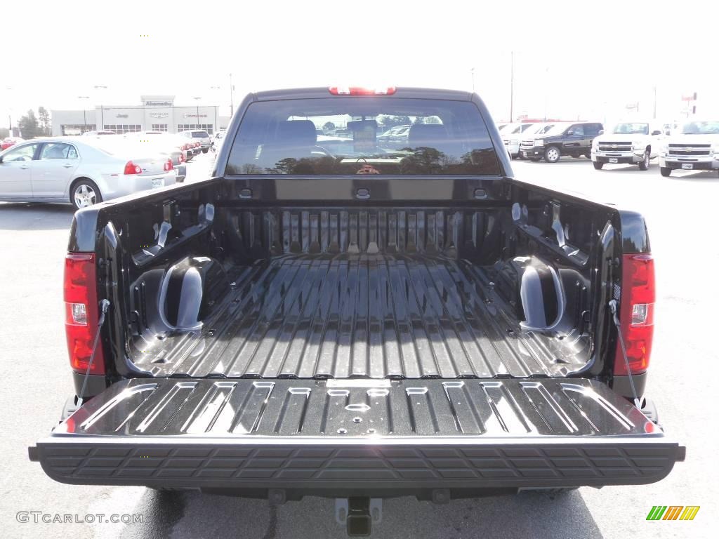 2010 Silverado 1500 LTZ Extended Cab 4x4 - Black Granite Metallic / Light Titanium/Dark Titanium photo #4