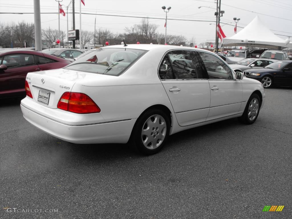 2003 LS 430 Sedan - Crystal White / Ivory photo #5