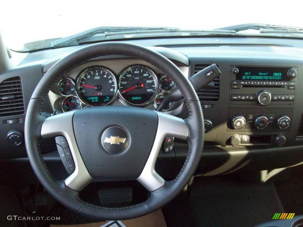 2010 Silverado 1500 LT Crew Cab 4x4 - Sheer Silver Metallic / Ebony photo #19