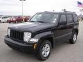 2009 Brilliant Black Crystal Pearl Jeep Liberty Sport  photo #7