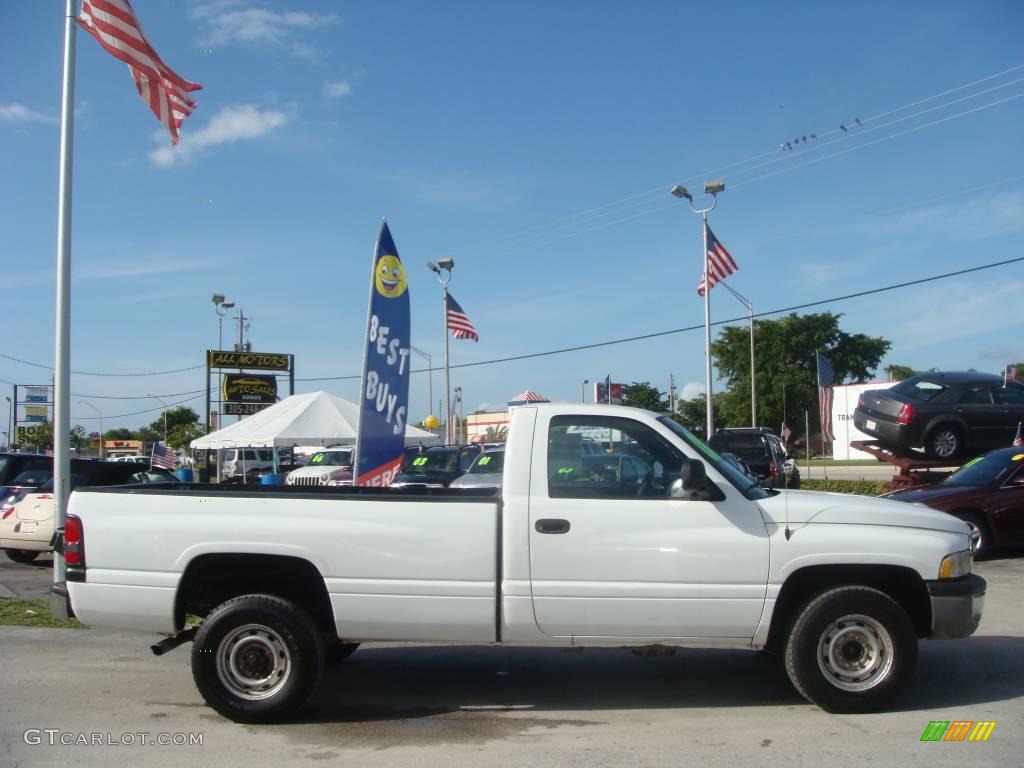 2001 Ram 2500 ST Regular Cab - Bright White / Agate photo #2