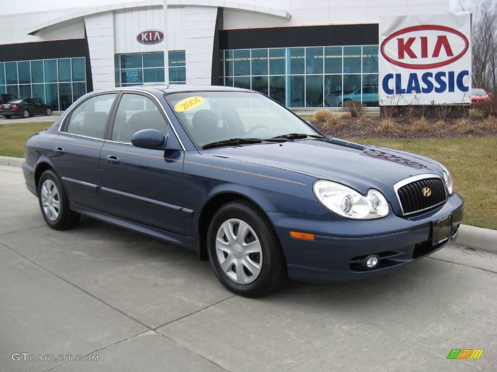 2004 Sonata  - Ardor Blue / Black photo #1