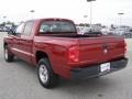 2008 Inferno Red Crystal Pearl Dodge Dakota SXT Crew Cab  photo #5