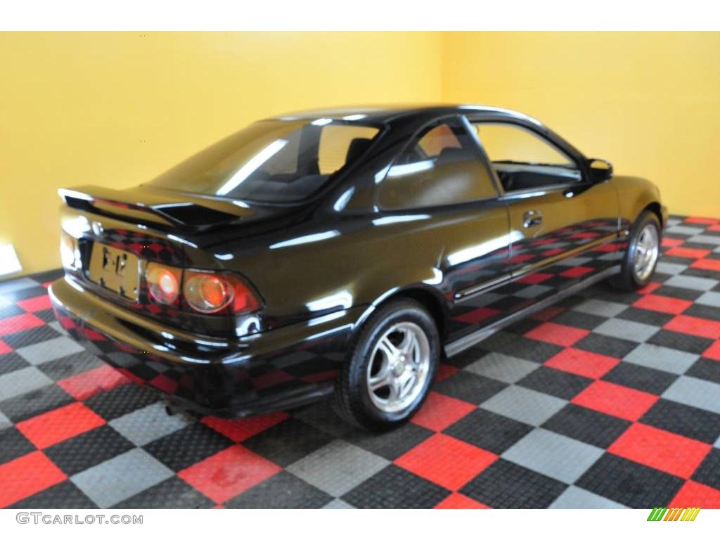 1996 Civic EX Coupe - Granada Black Pearl Metallic / Black photo #6