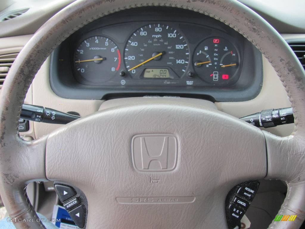 1999 Accord EX V6 Sedan - Taffeta White / Ivory photo #17