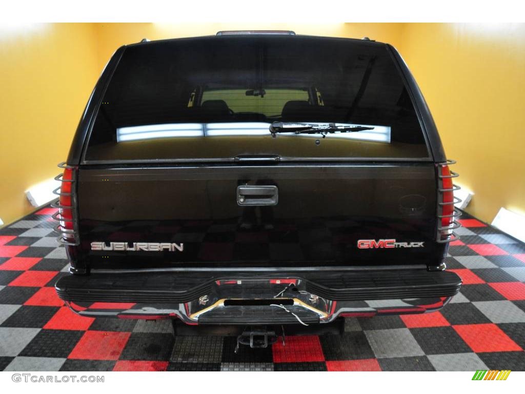 1996 Suburban SLT 4x4 - Onyx Black / Gray photo #5