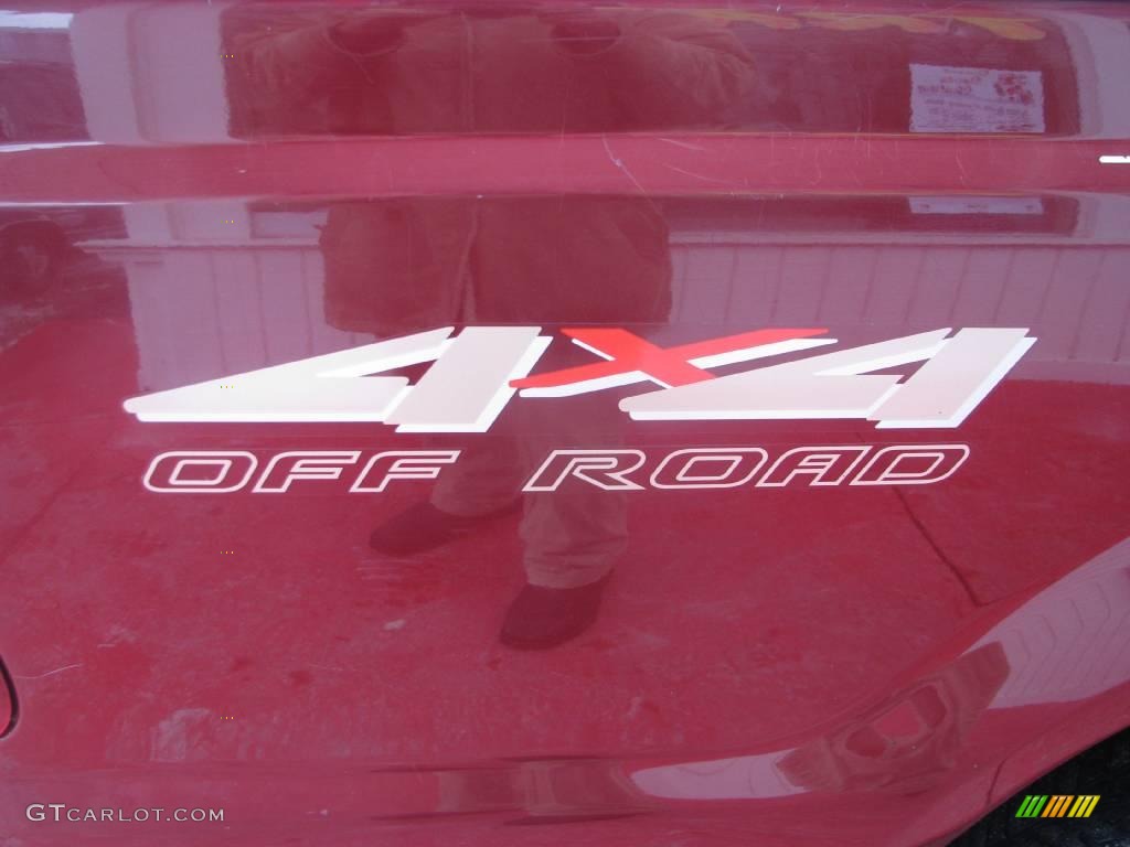 1999 F250 Super Duty Lariat Crew Cab 4x4 - Dark Toreador Red Metallic / Medium Graphite photo #20