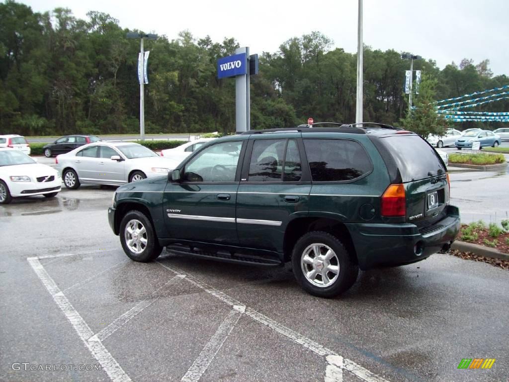 2006 Envoy SLT - Emerald Green Metallic / Light Tan/Ebony Black photo #5