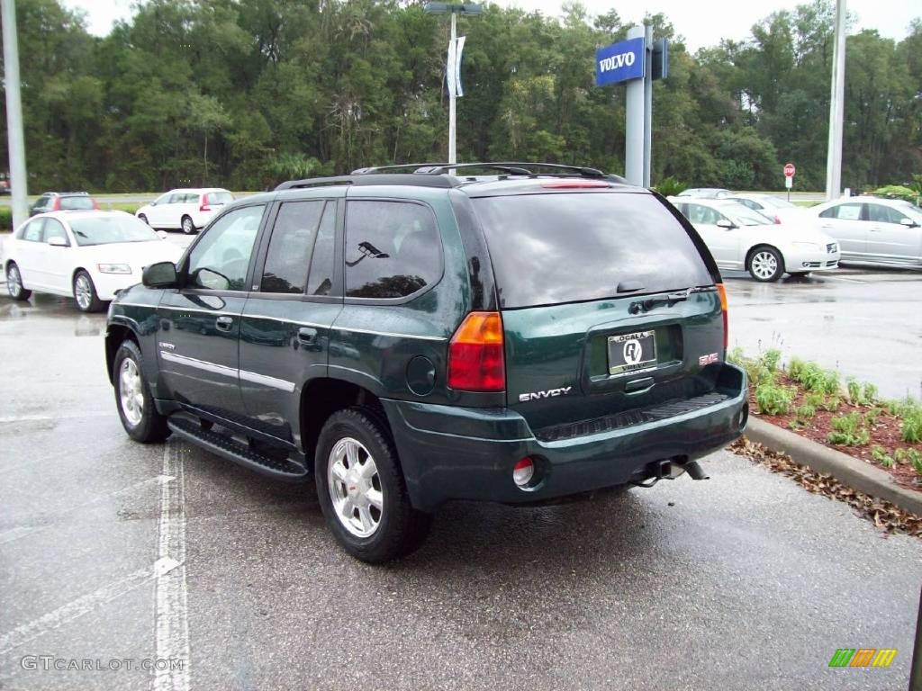2006 Envoy SLT - Emerald Green Metallic / Light Tan/Ebony Black photo #6
