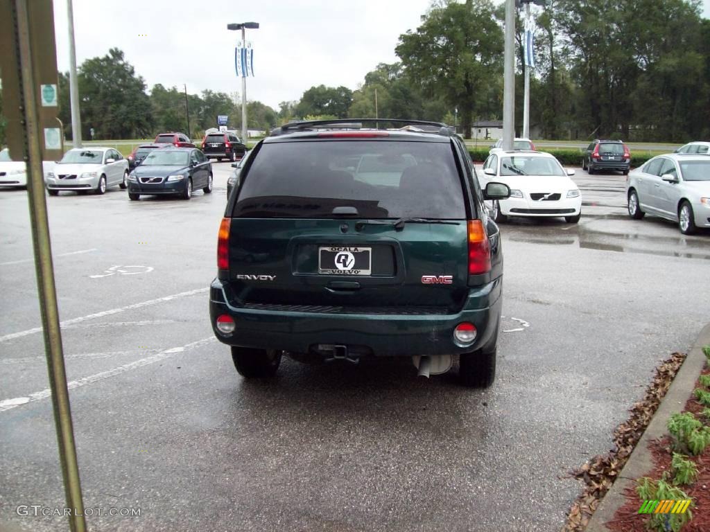 2006 Envoy SLT - Emerald Green Metallic / Light Tan/Ebony Black photo #7